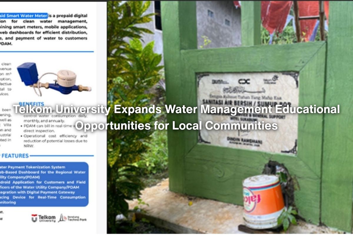 Telkom University Expands Water Management Educational Opportunities for Local Communities