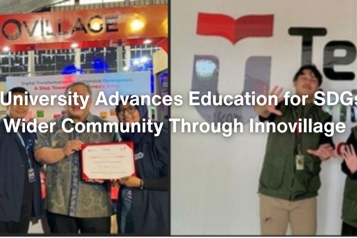 Telkom University Advances Education for SDGs in the Wider Community Through Innovillage