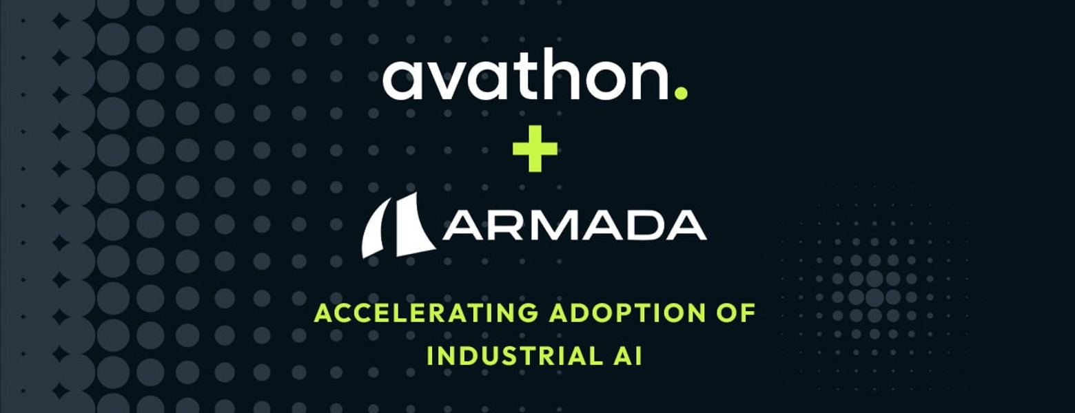 Title card reading “avathon. + Armada — accelerating adoption of industrial AI”