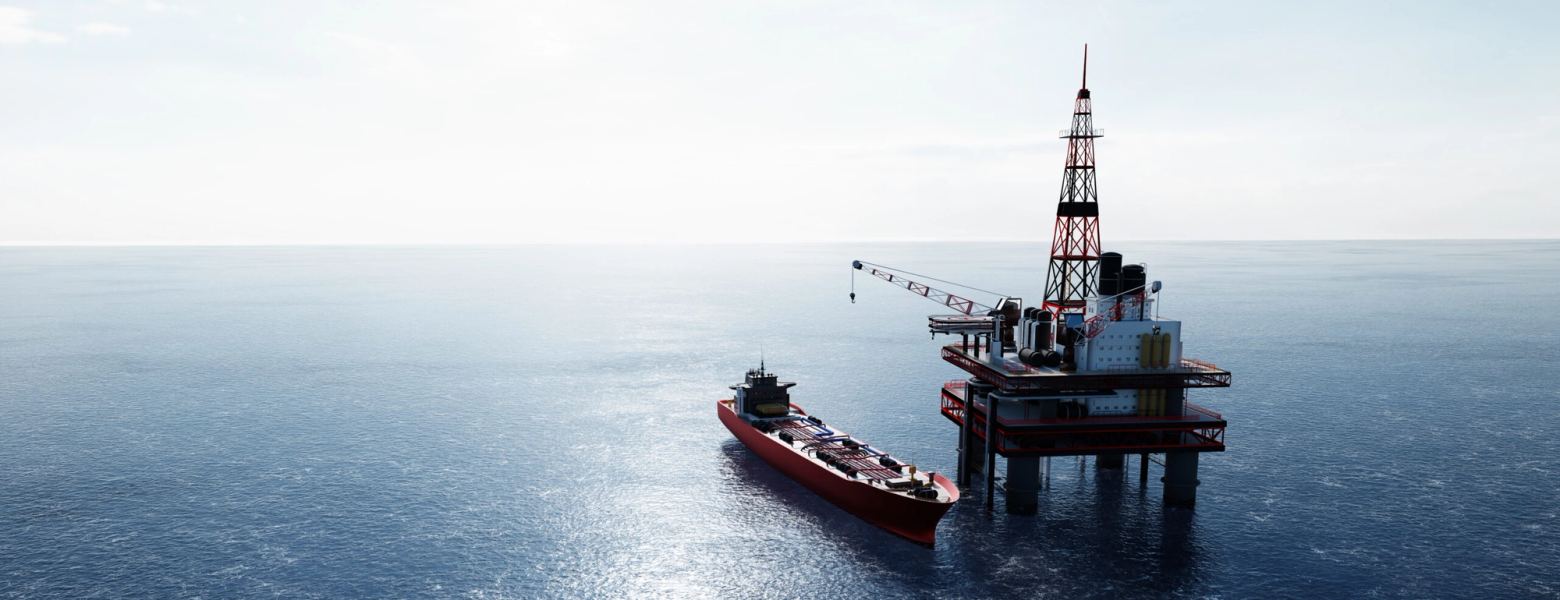 offshore platform oil and gas rig