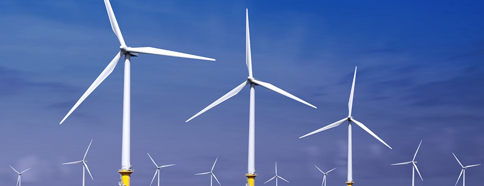 Wind farm turbines renewable energy. Learn how Avathon automates power curve monitoring with AI.