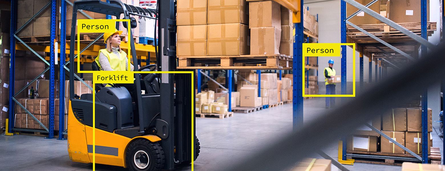 Monitoring staff in a warehouse to prevent forklift accidents with visual ai