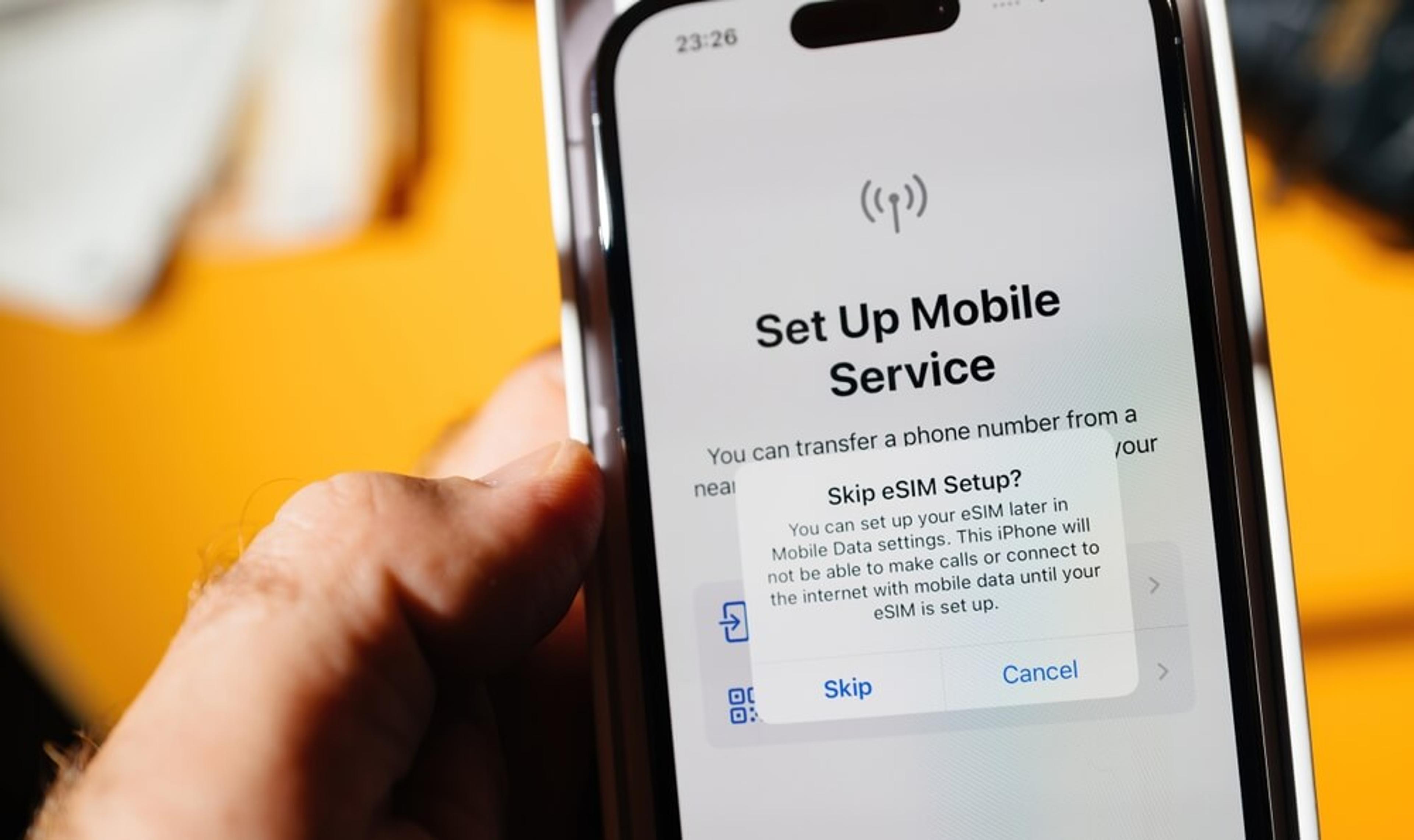 Mobilabonnement med eSIM