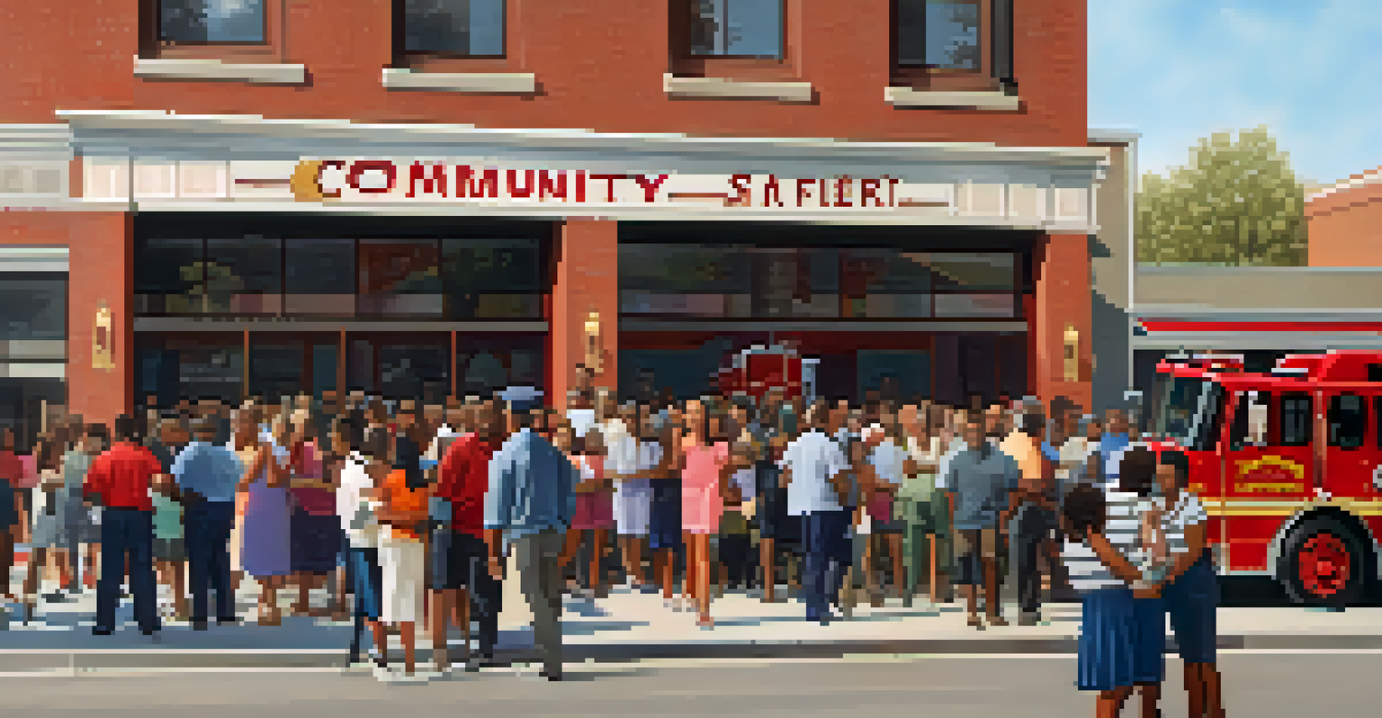 Residents gathered at Compton Firehouse No. 1 for a Community Safety Day event, enjoying activities and food.