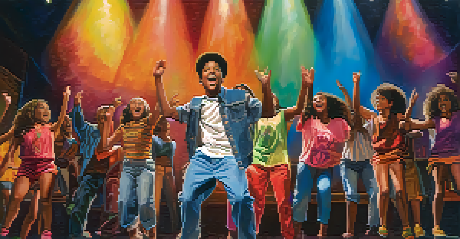 Local youth performing in a vibrant community theatre production in Compton, showcasing creativity and community spirit.
