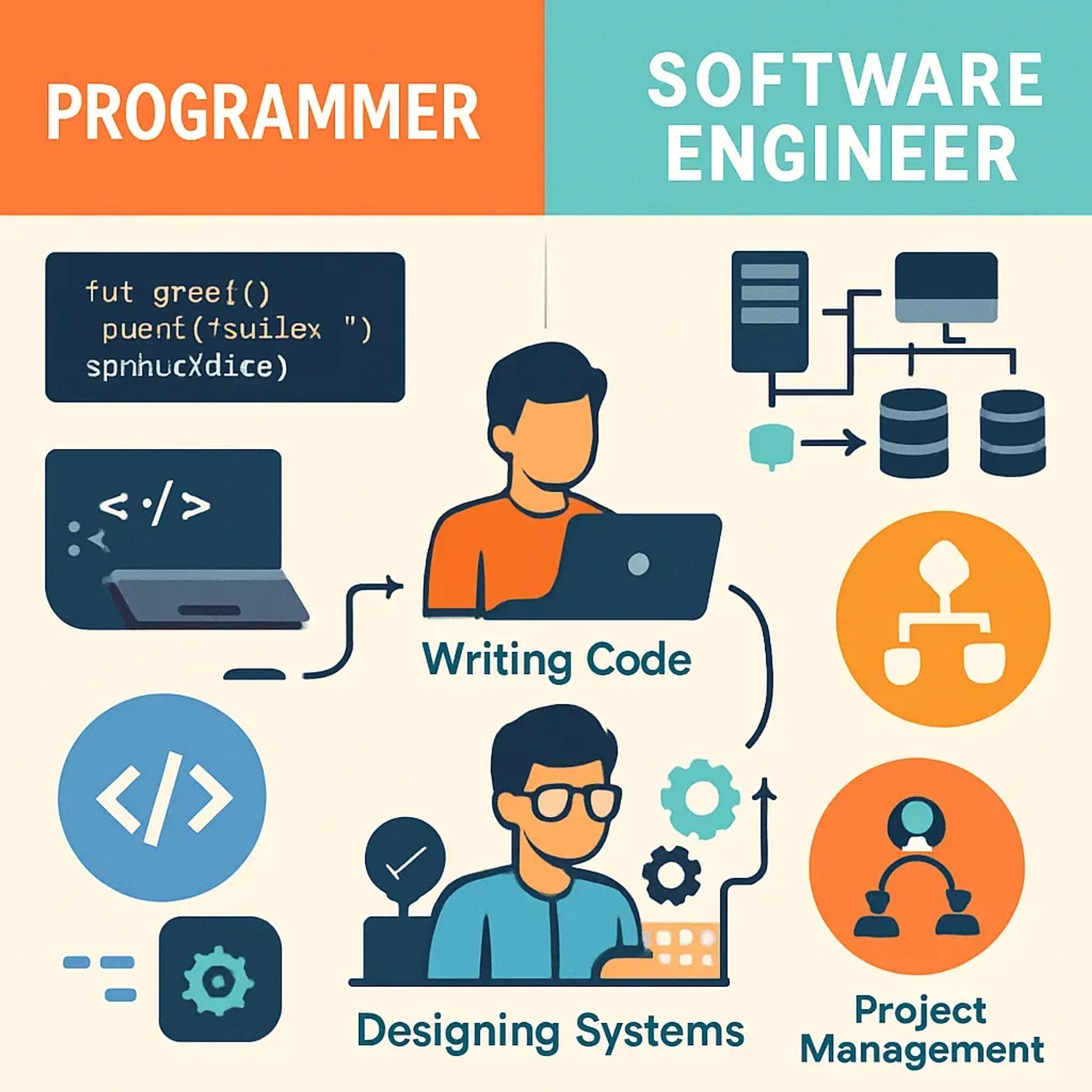 Difference Between Programmer and Software Engineer