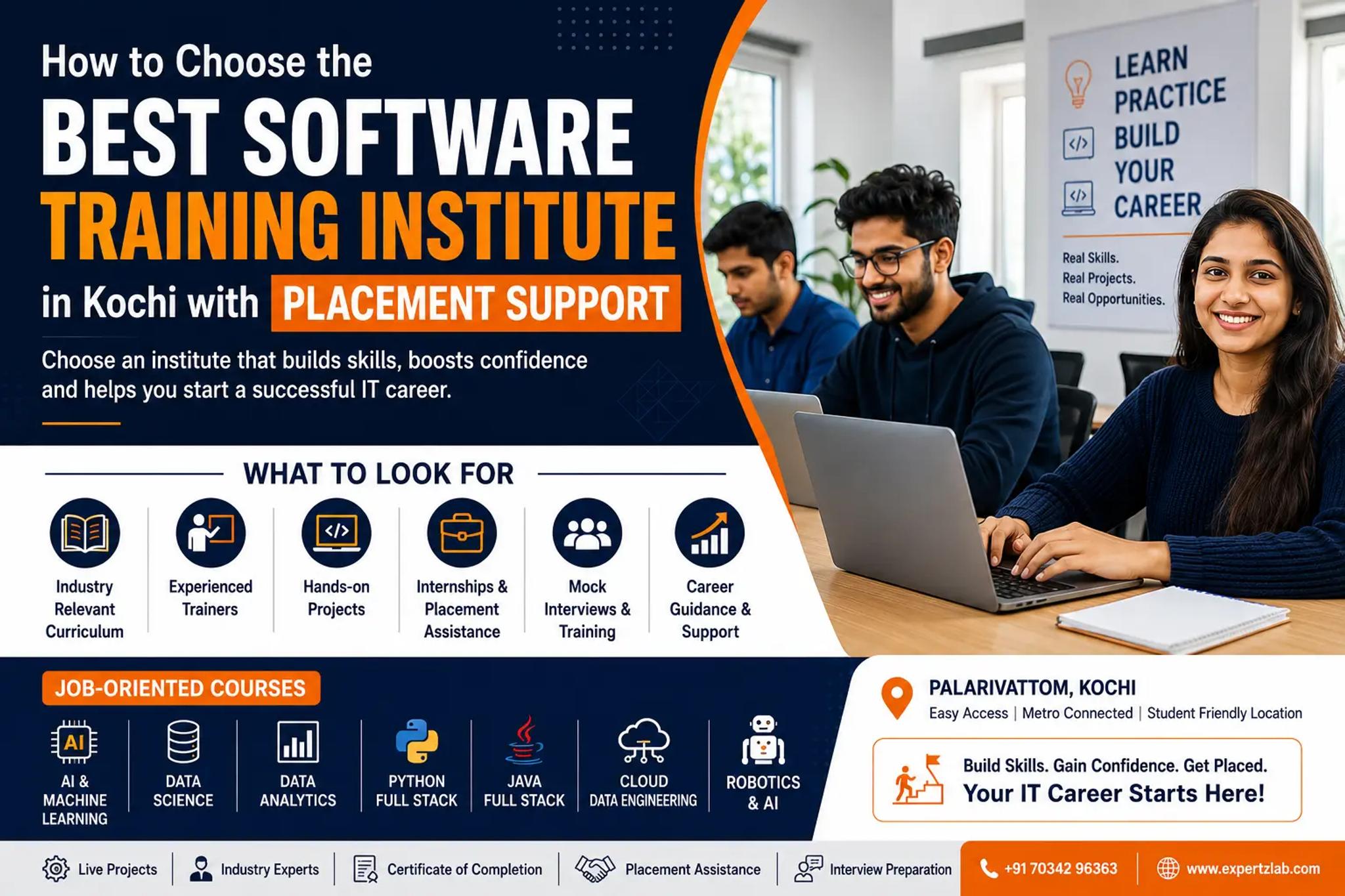 How to Choose the Best Software Training Institute in Kochi with Placement