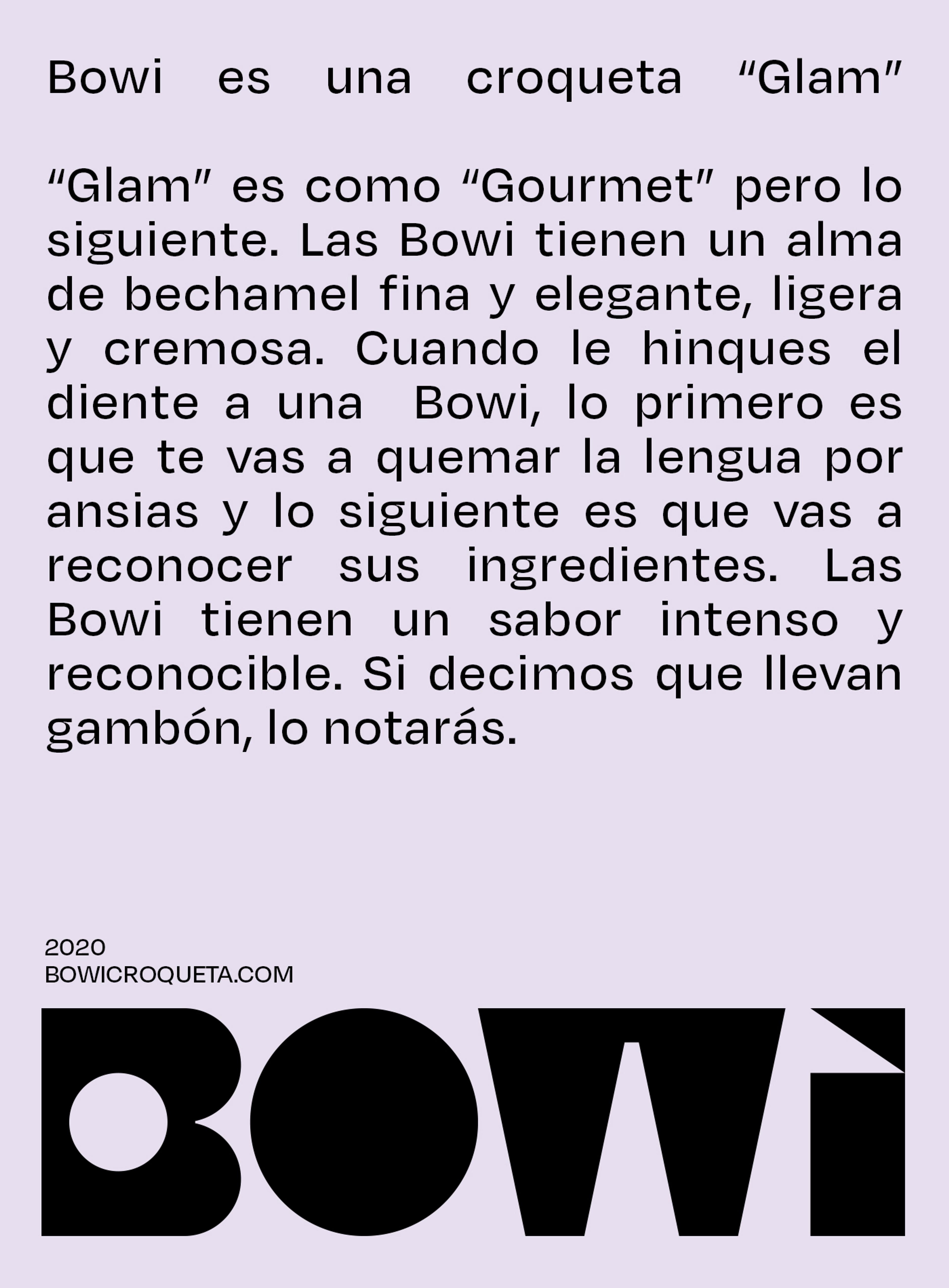 Bowi Croqueta by Blavet Studio