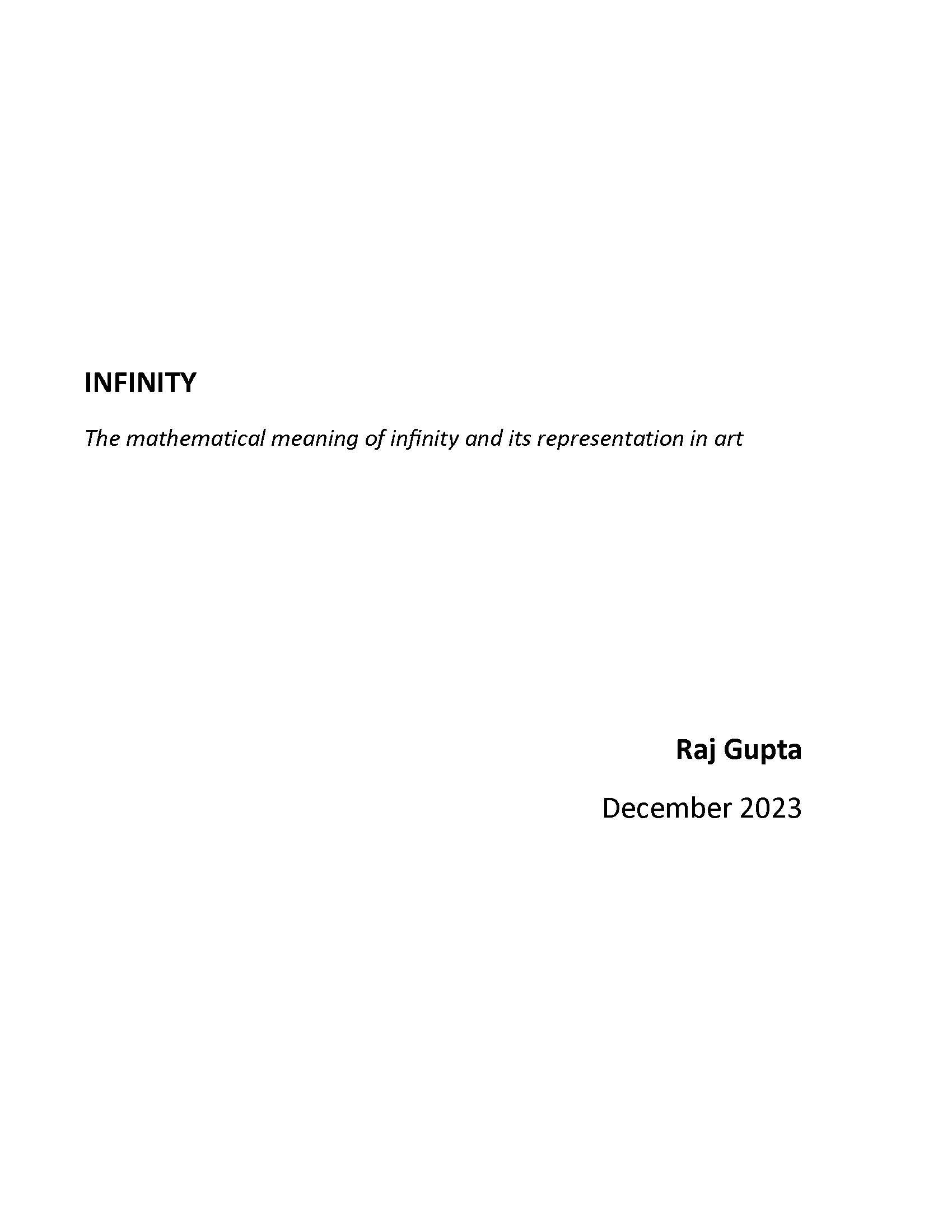Infinity