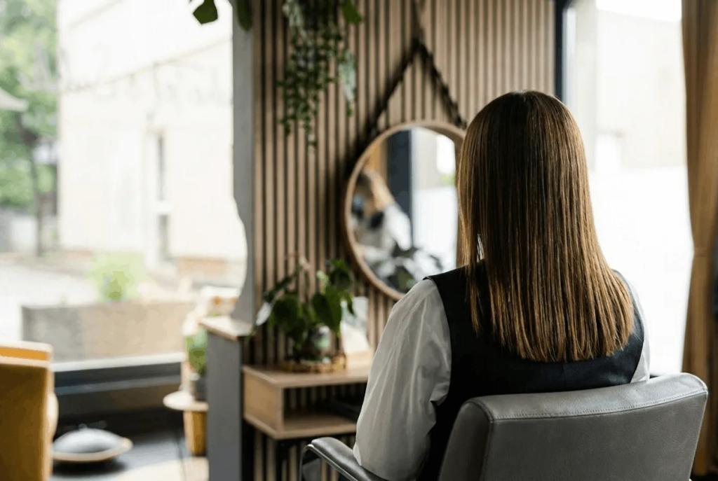 Coiffeur-Arbeitsplatz im Studio