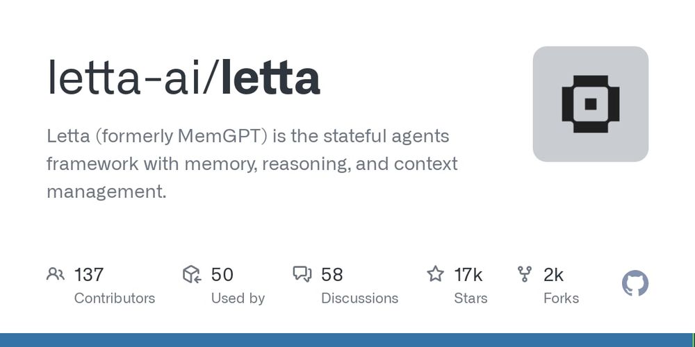 Screenshot of Letta AI Framework