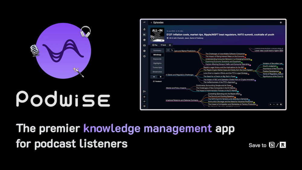 Screenshot of Podwise