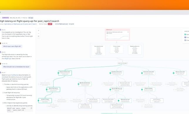 Screenshot of Bits AI by Datadog
