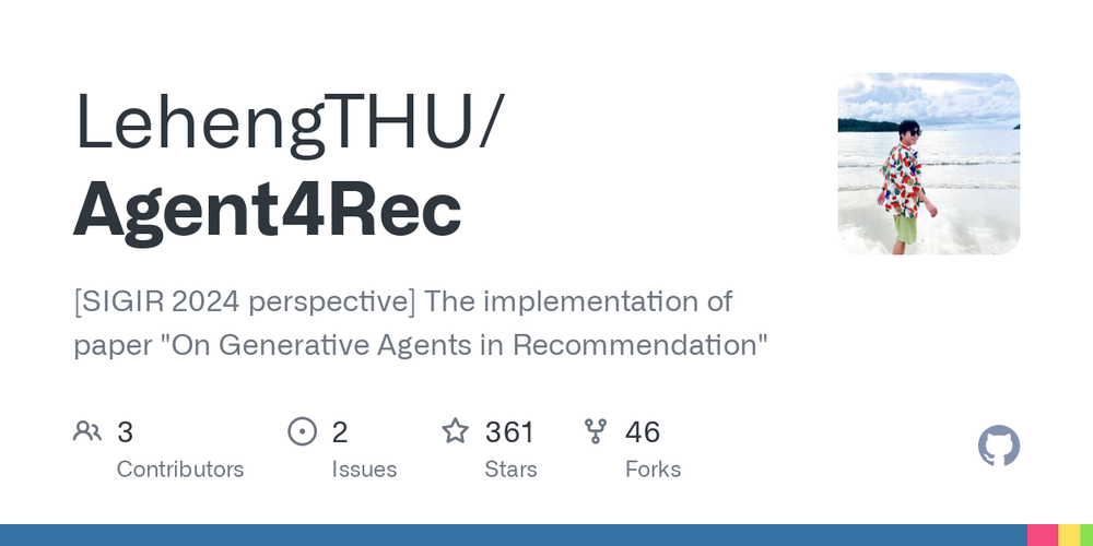 Screenshot of Agent4Rec
