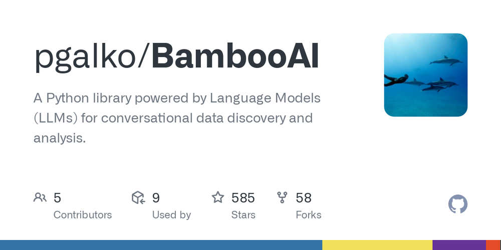 Screenshot of BambooAI