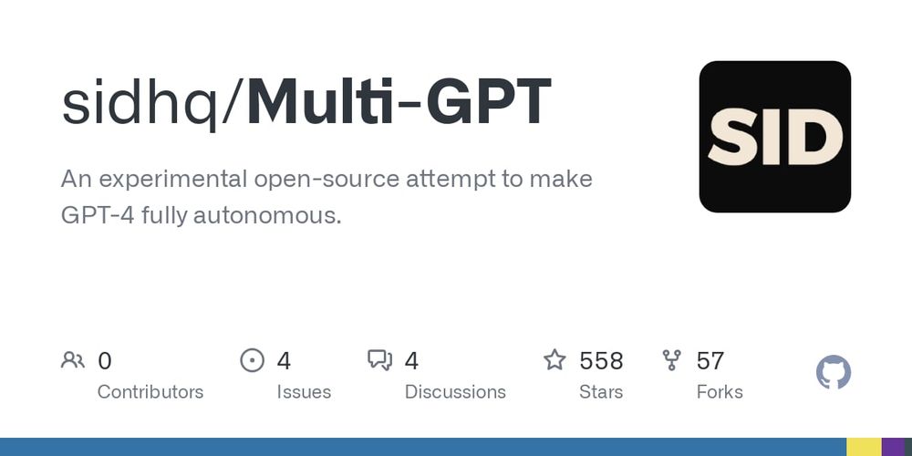 Screenshot of Multi-GPT