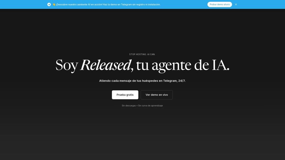 Screenshot of Released AI Assistant