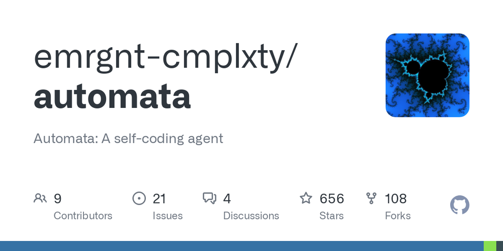 Screenshot of Automata: A Self-Coding Agent