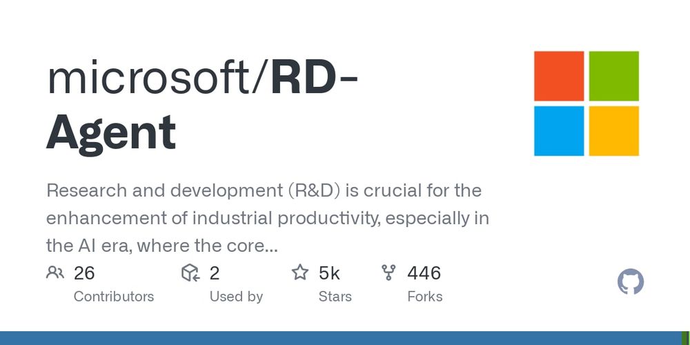 Screenshot of Microsoft RD-Agent