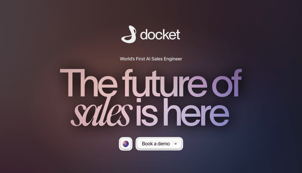 Screenshot of Docket AI for Sales & GTM Teams