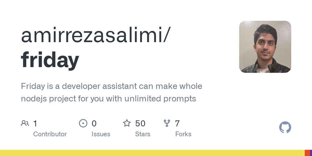 Screenshot of Friday AI Developer Assistant
