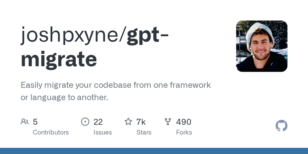 Screenshot of GPT-Migrate