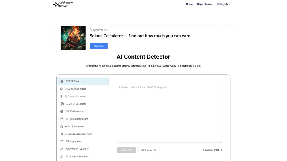 image of AI Content Detector
