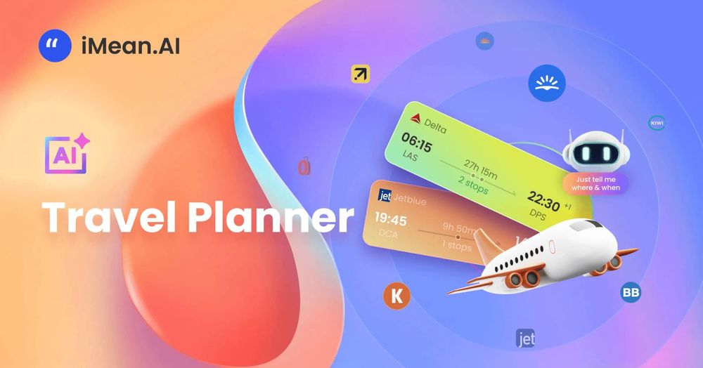 Screenshot of AI Trip Planner by iMean