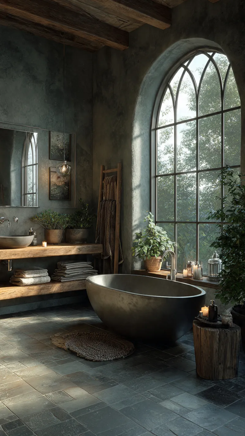 Veldig pent baderomsdesign fra interiørstylist