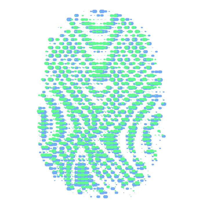 digital fingerprint graphic