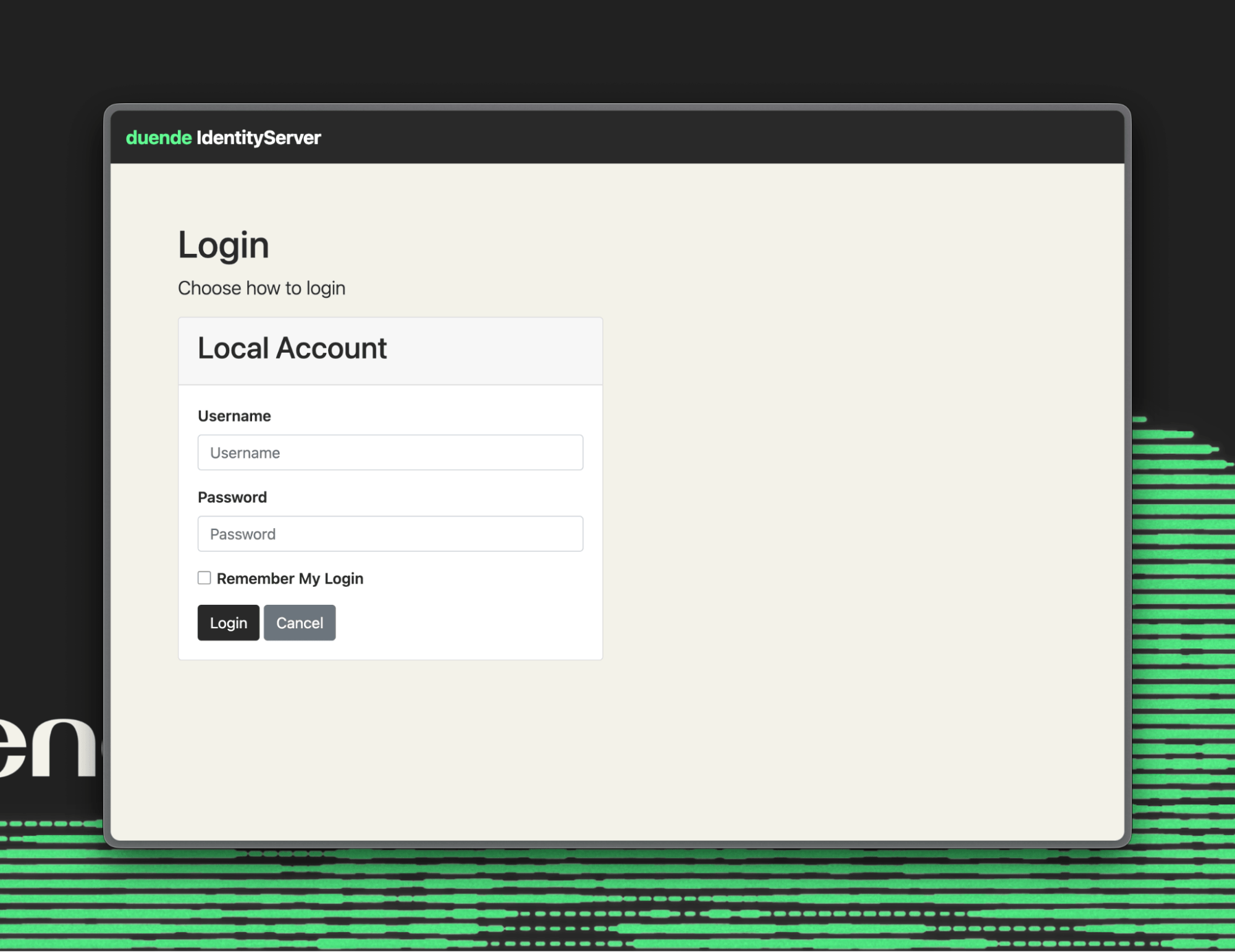 Godot game engine login OpenID Connect IdentityServer
