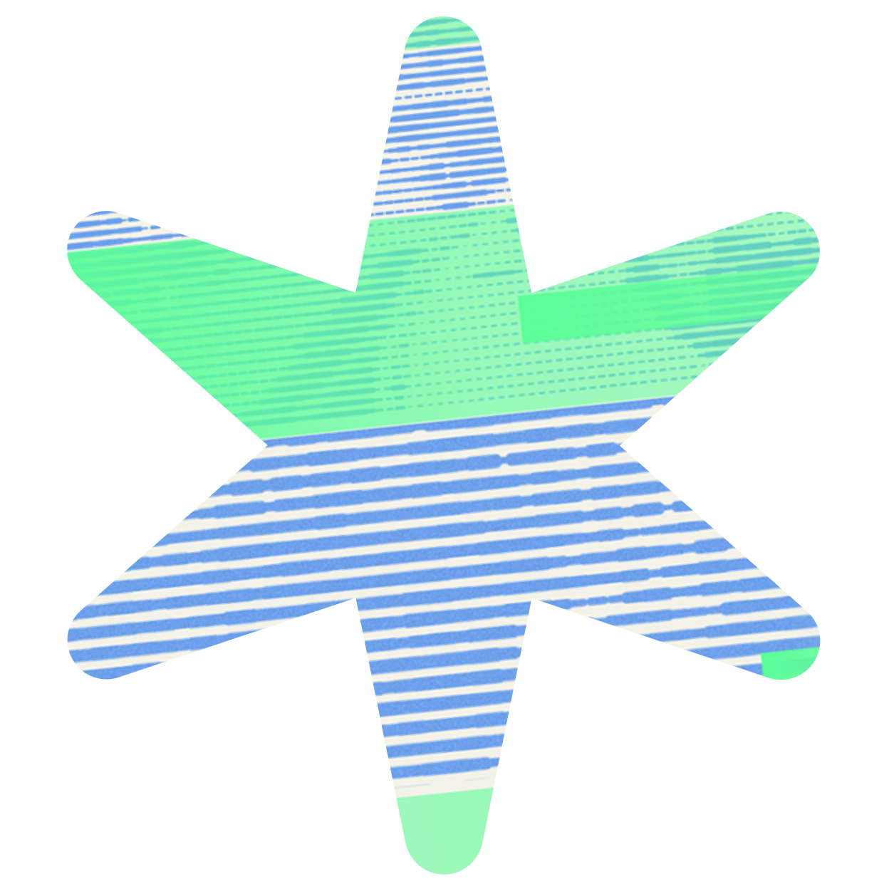 digital star graphic