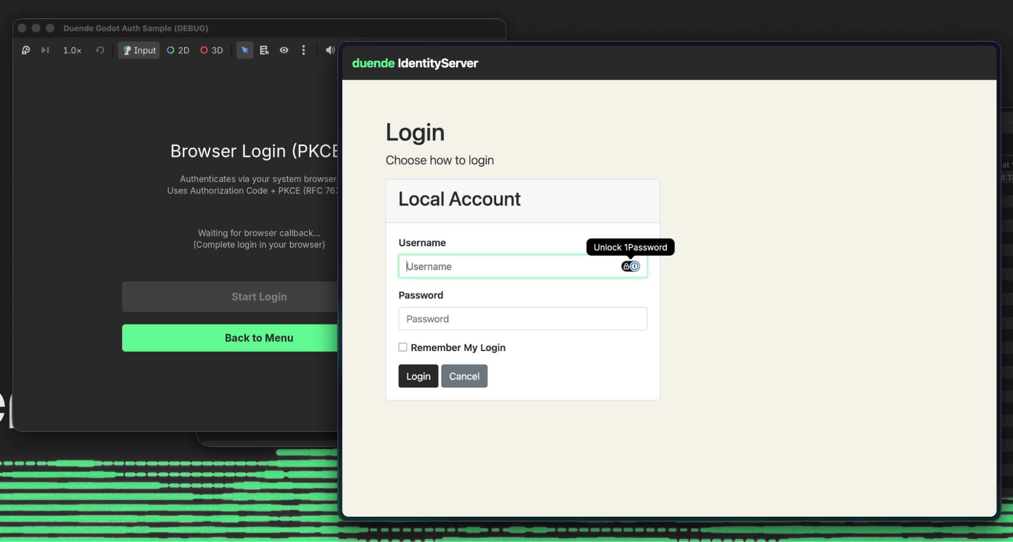 Login using OpenID Connect