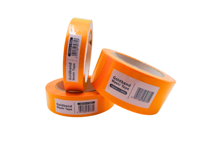 Profi Malerkrepp Goldband Malerkrepp 50 m Rolle | FineLine Washi Tape Abdeckband