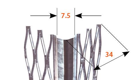 Eckschutzprofil 4000/6 scharfkantig | 10 mm – Verzinkter Stahl (0,6 mm) (1 Bund = 25Stk)