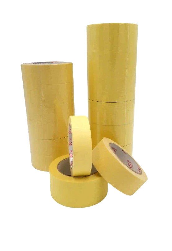Kreppband Malerkrepp Abdeckband 30 / 38 / 50 mm x 50 m Abklebeband innen Maler