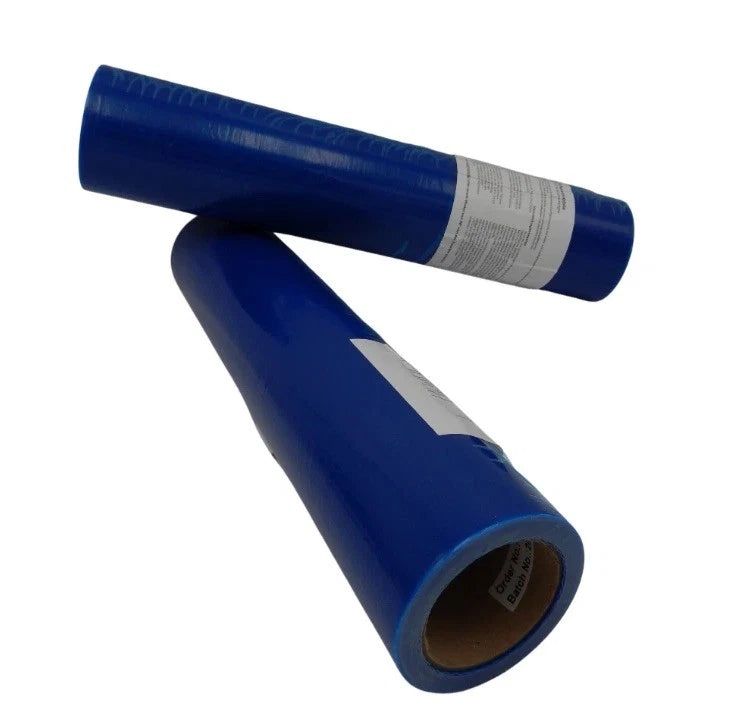Selbstklebende Schutzfolie / Glasschutzfolie/ Fensterschutz 50 cm x 100 m – blau