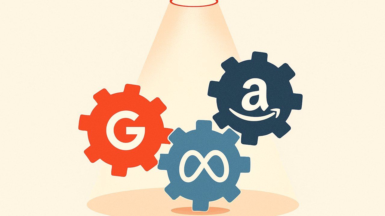 AI wzmacnia przewagę Google, Mety i Amazona w reklamie