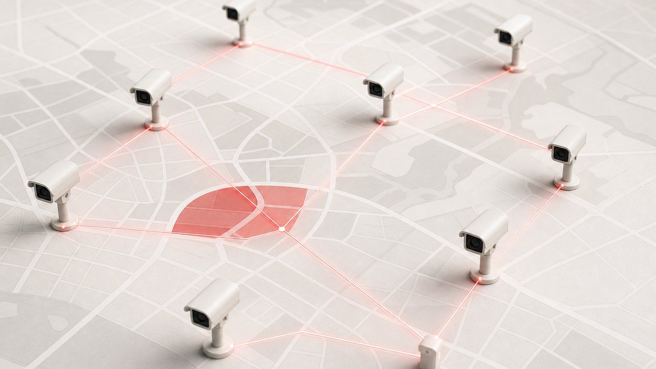 MapQuest pokazuje lokalizacje kamer Flock i innych sieci monitoringu ulicznego