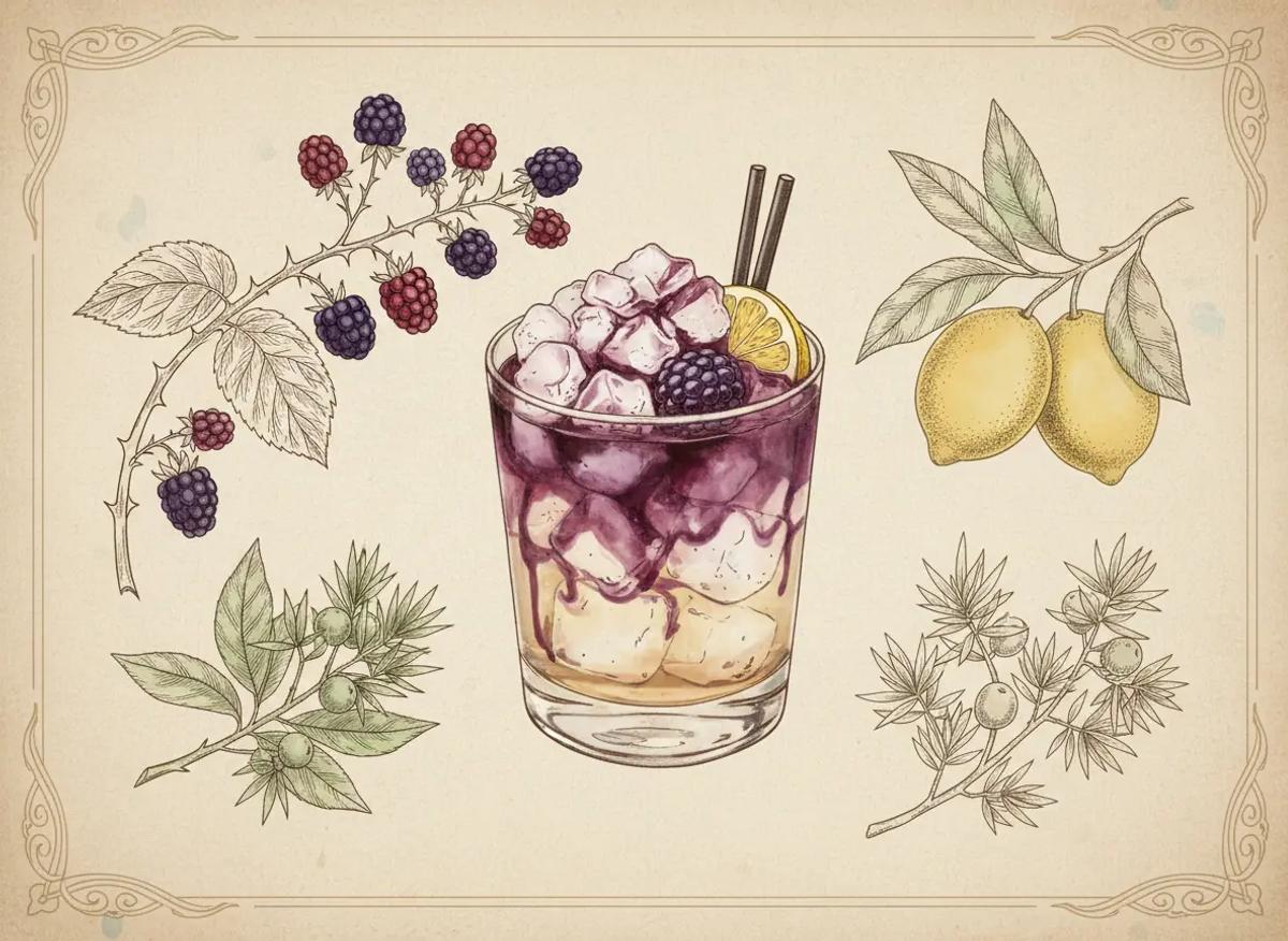 Bramble cocktail recipe - Jerry Can Spirits