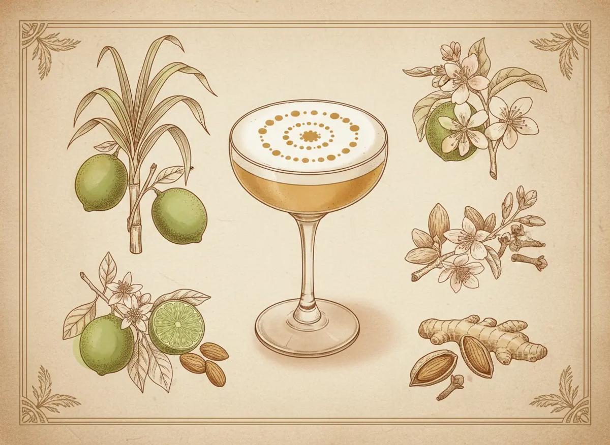 Tiki Sour cocktail recipe - Jerry Can Spirits