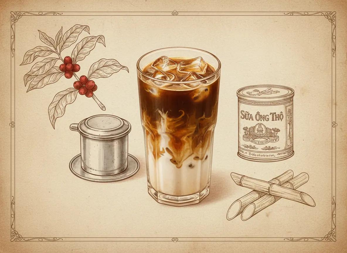 Vietnamese Iced Coffee (Non-Alcoholic) cocktail recipe - Jerry Can Spirits