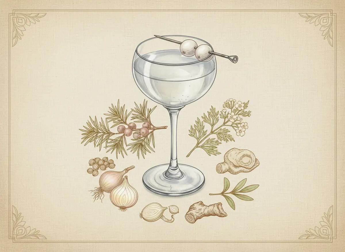 Gibson cocktail recipe - Jerry Can Spirits