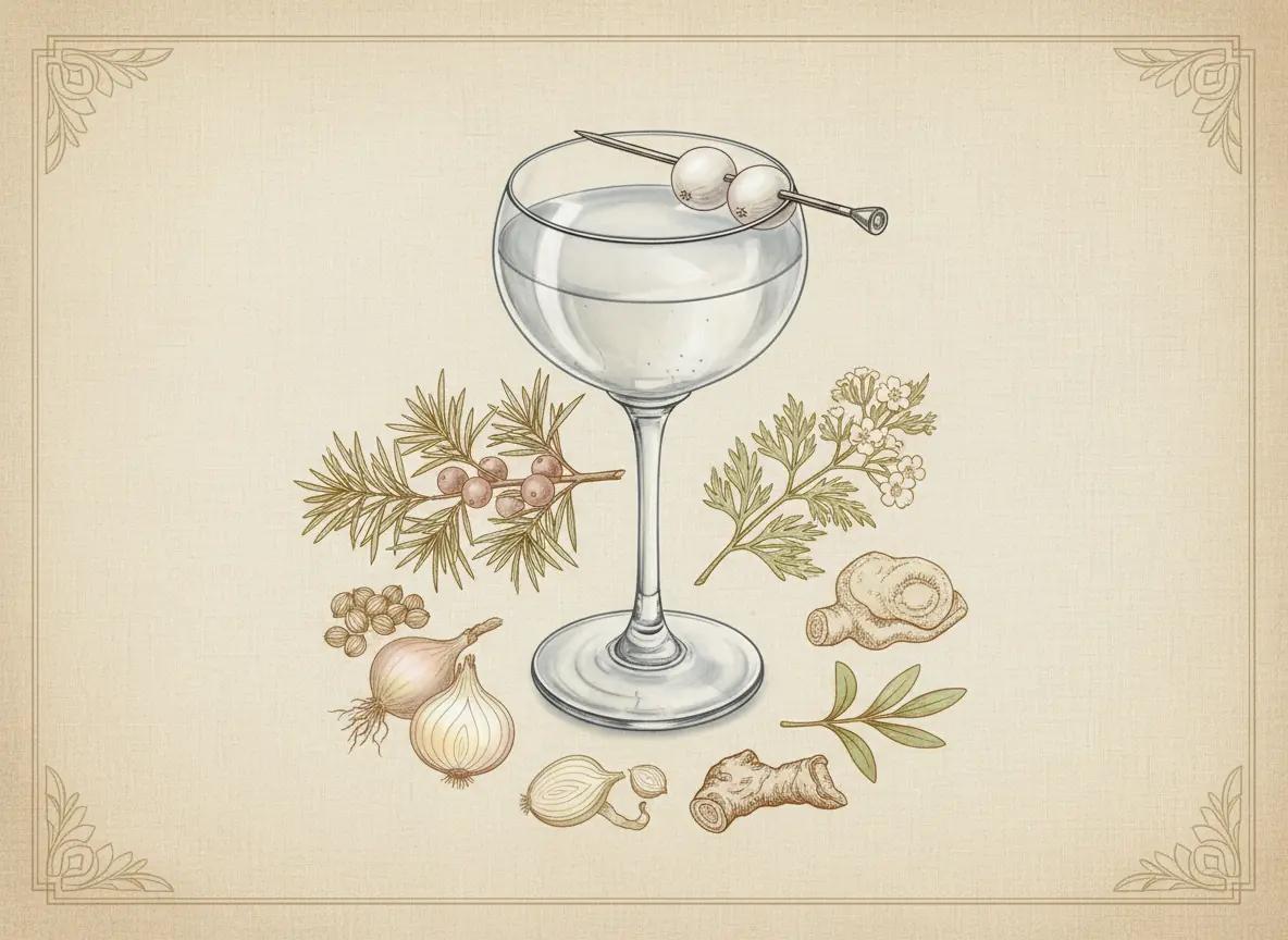 Gibson cocktail recipe - Jerry Can Spirits