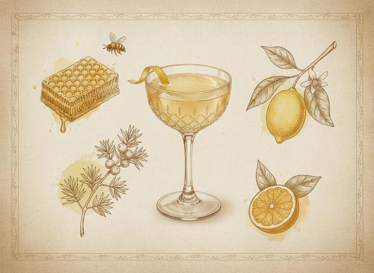 Bee's Knees cocktail recipe - Jerry Can Spirits