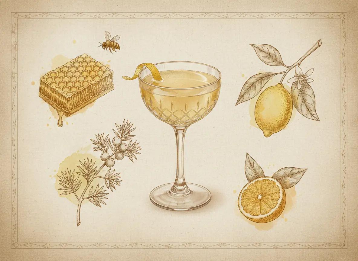 Bee's Knees cocktail recipe - Jerry Can Spirits