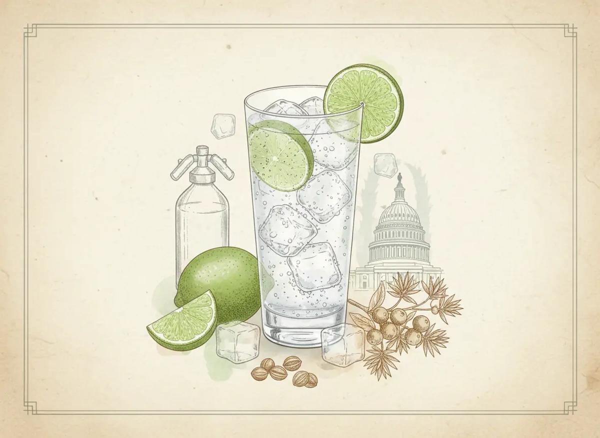 Gin Rickey cocktail recipe - Jerry Can Spirits