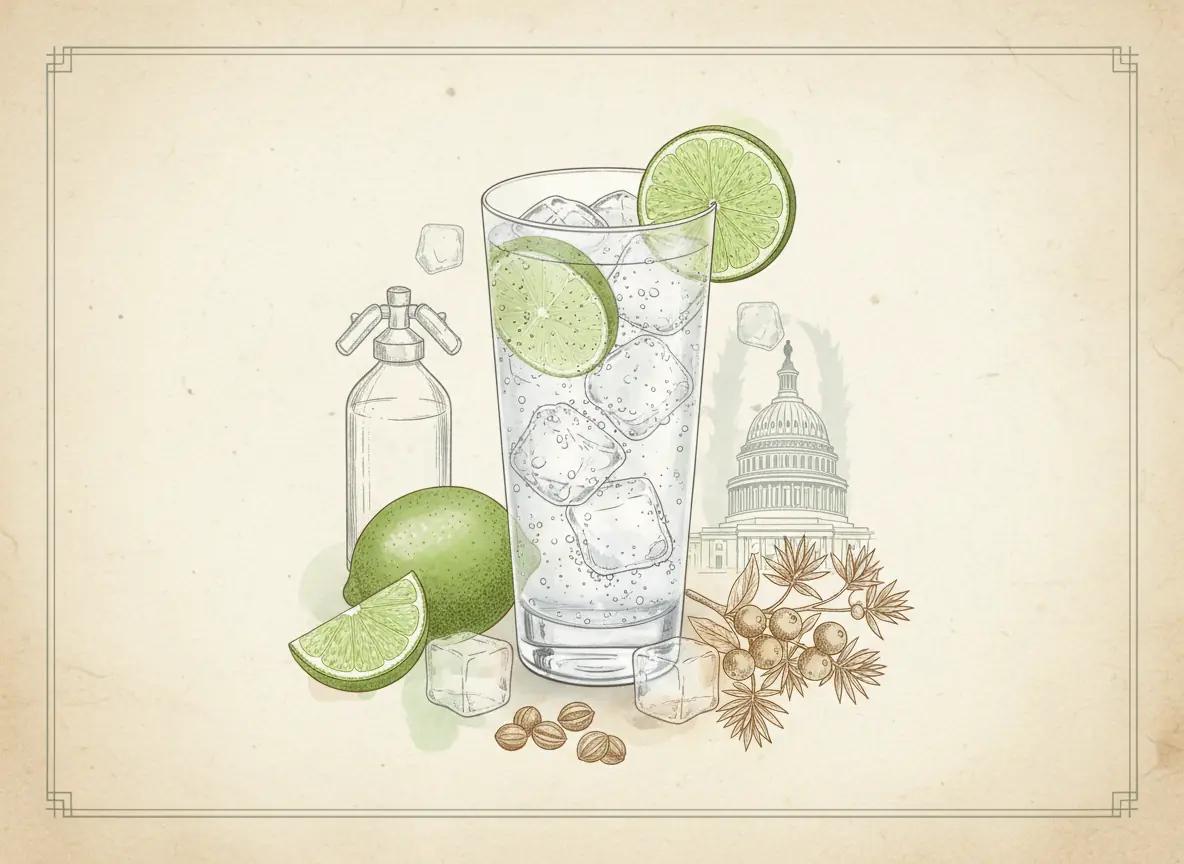 Gin Rickey cocktail recipe - Jerry Can Spirits