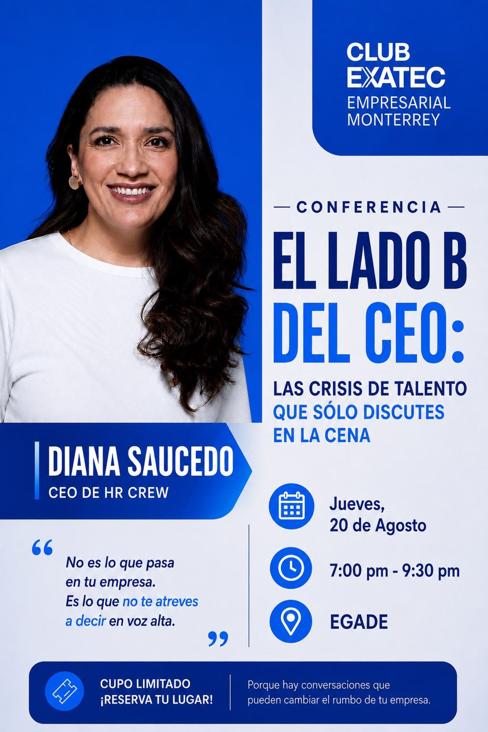 Separa la fecha para el Networking 20 Agosto 2026