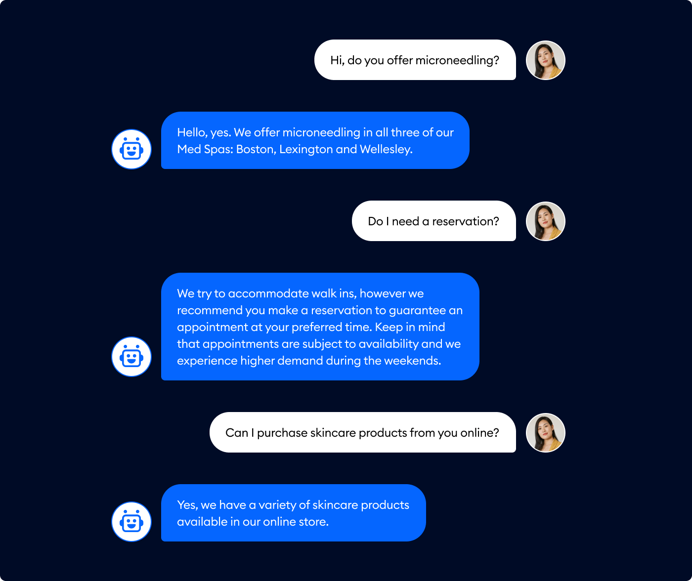 Lyro's conversation at Bella Sante